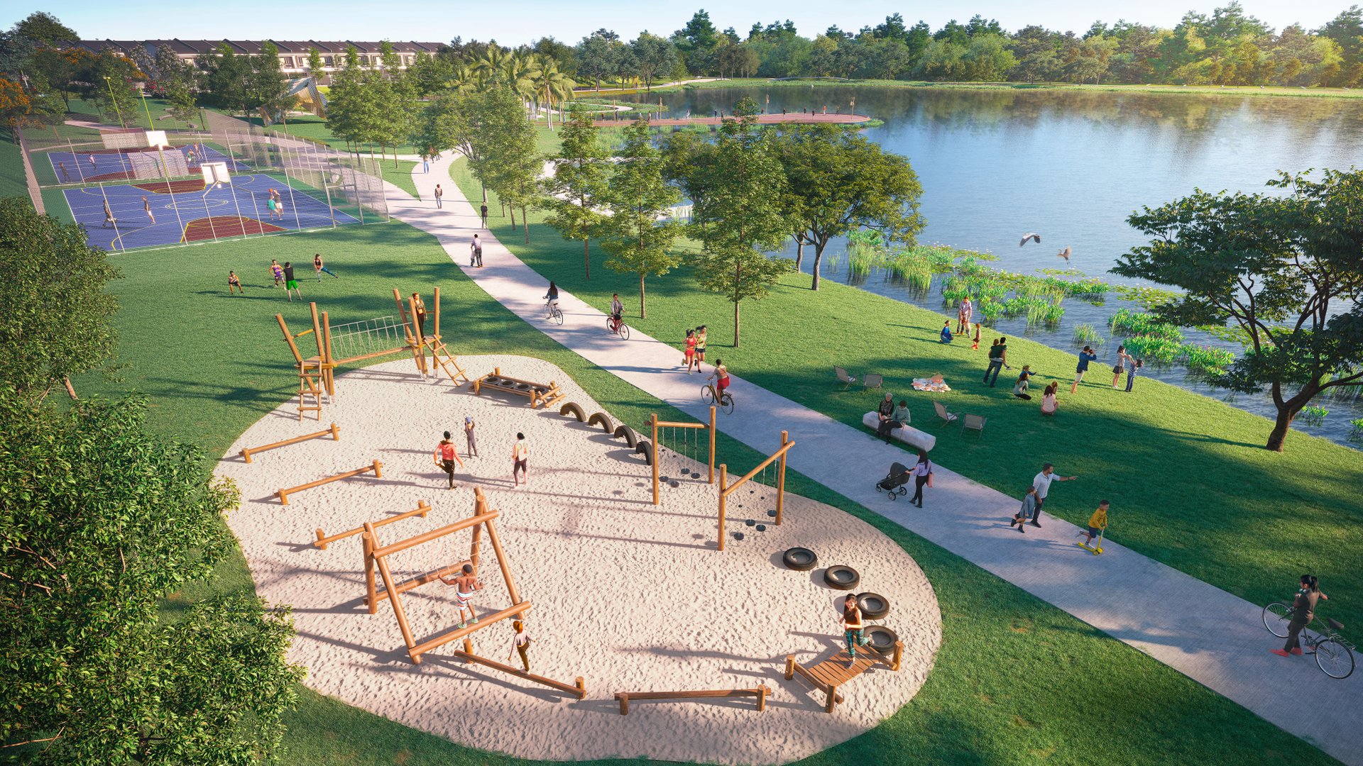 Taman Impiana’s bootcamp by the lake
