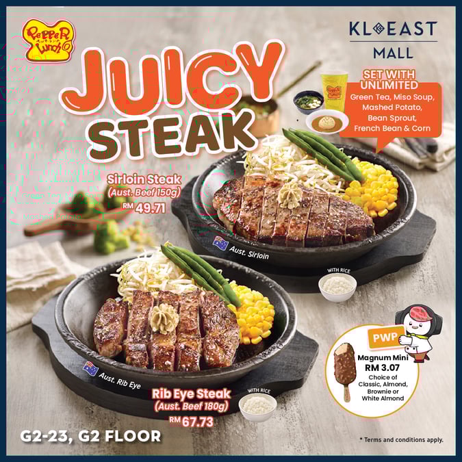 Promotions and deals at Kl east Mall