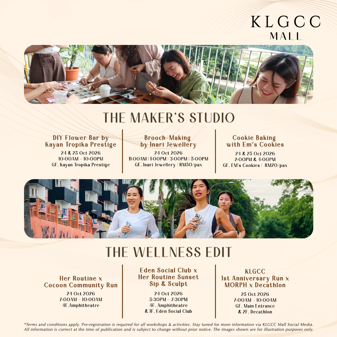 1st Anniversary at KLGCC Mall
