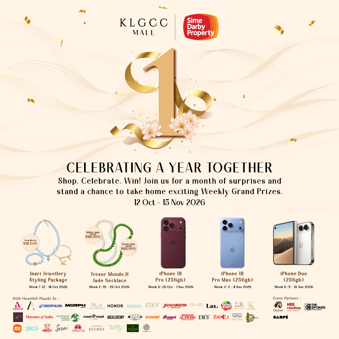 1st Anniversary at KLGCC Mall