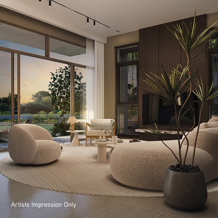Spacious KL bungalow living room at The Residences IV