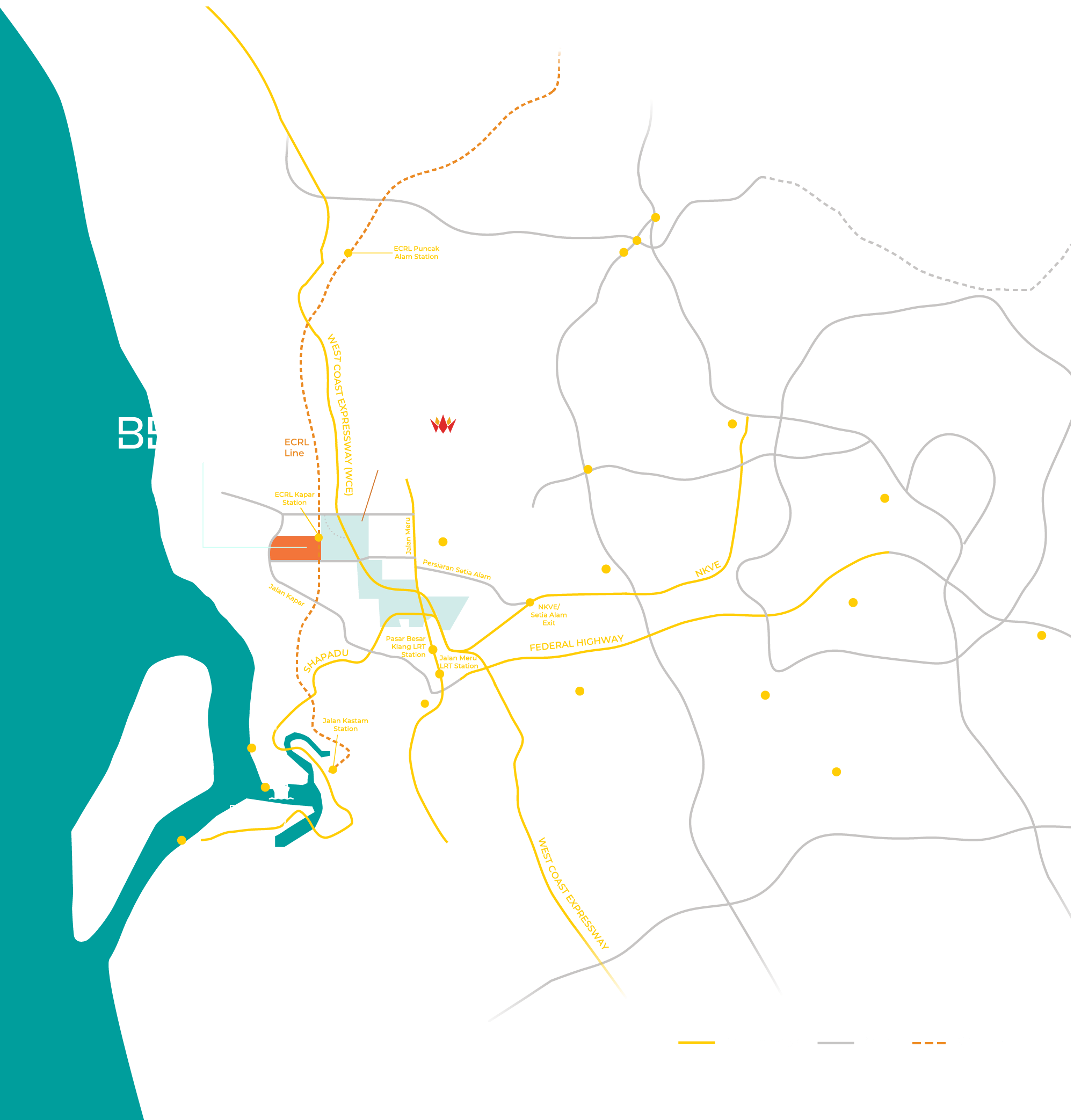 Connectivity map