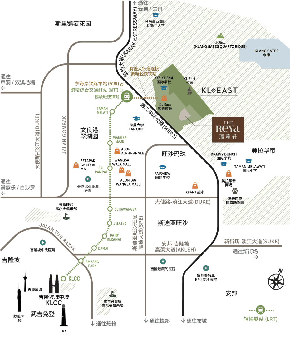 The reya map