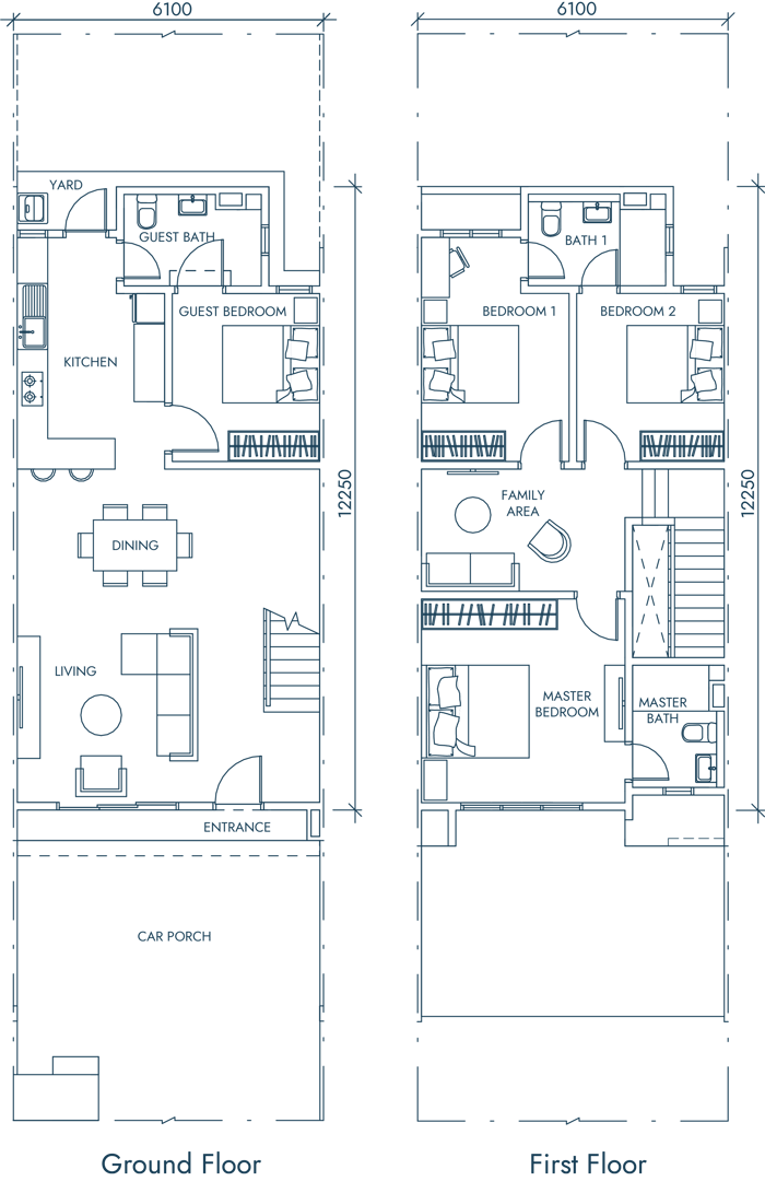Floor plan for A1