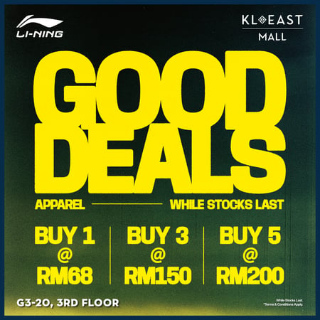 Promotions and deals at Kl east Mall