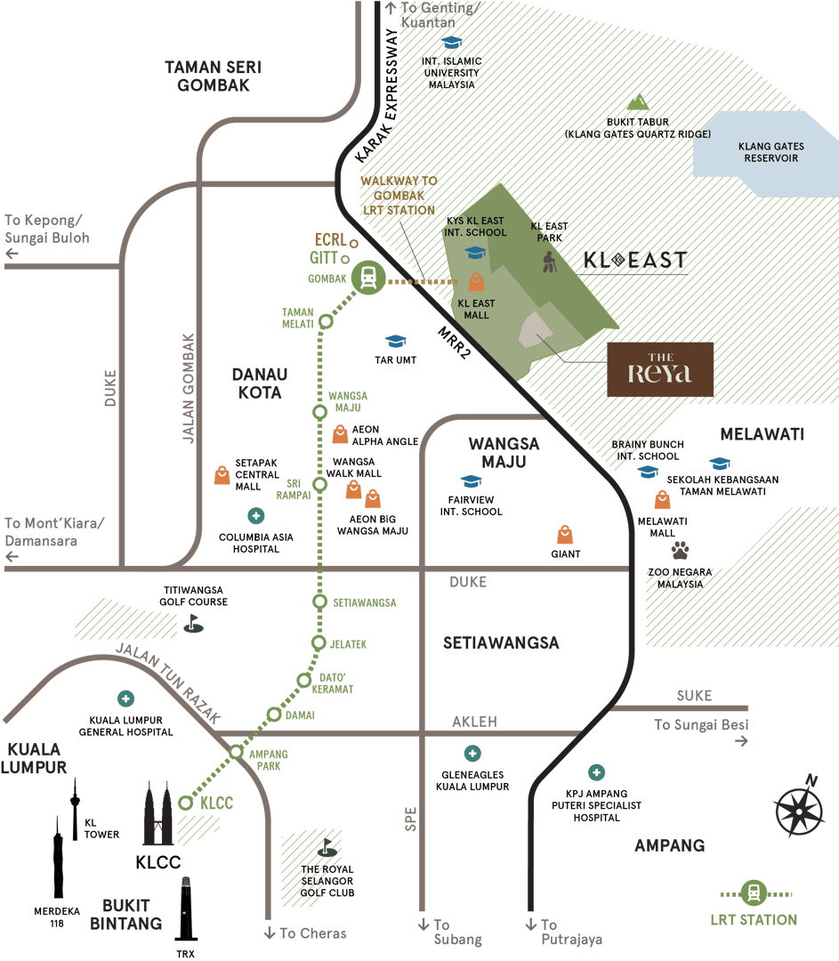 The reya map