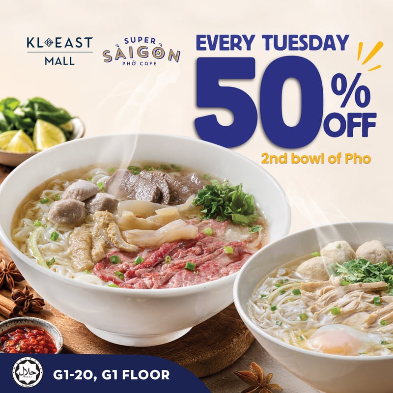 Promotions and deals at Kl east Mall