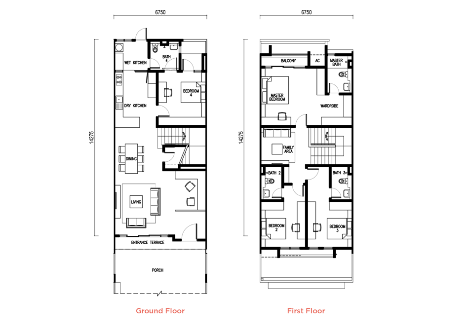 Serenia Anisa Floor Plan