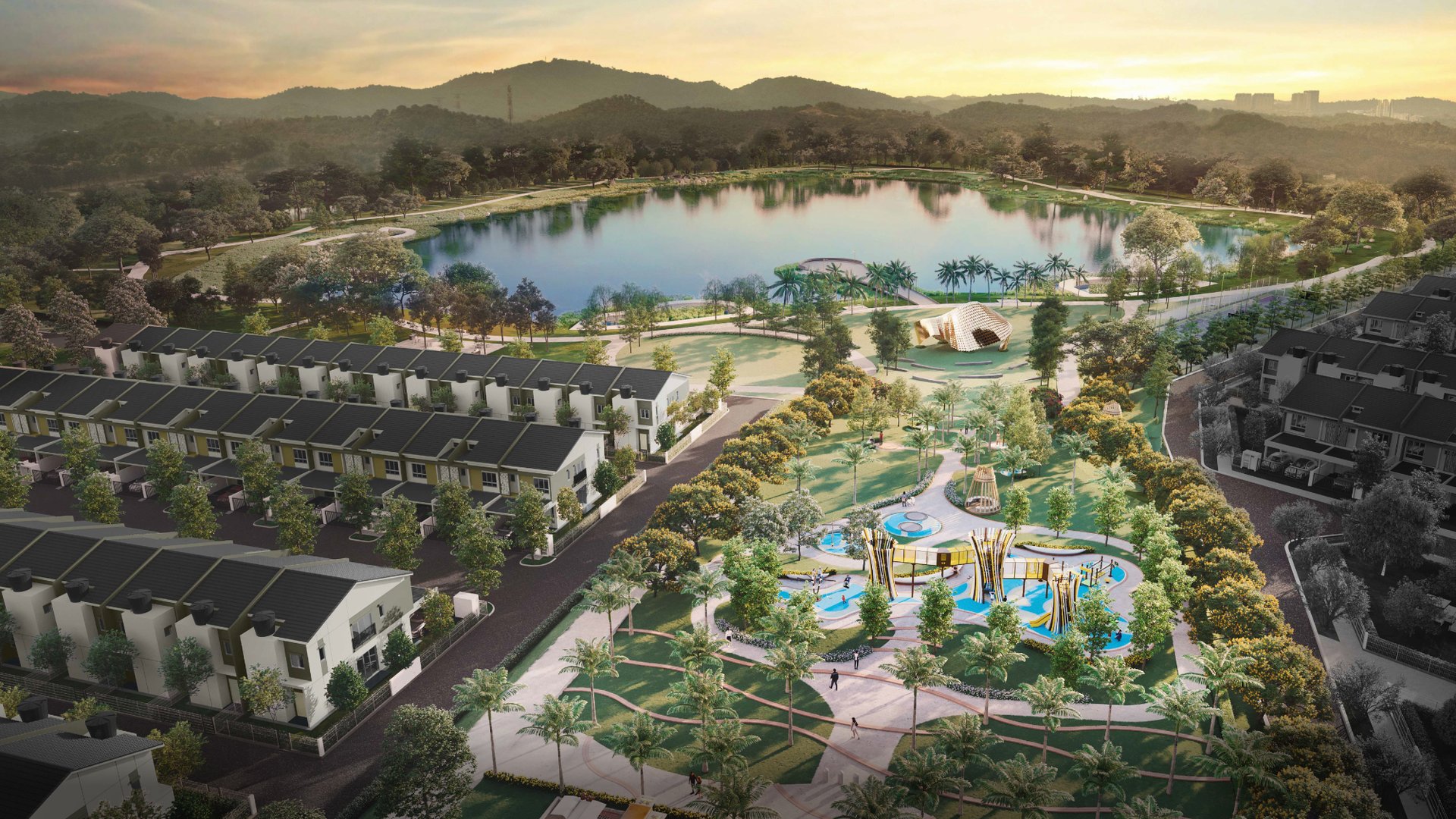 Emilia Lakeside’s aerial view