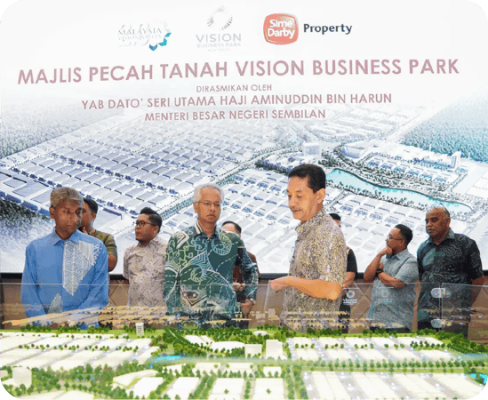 Sime Darby Property developments within Negeri Sembilan and Malaysia Vision Valley 2.0