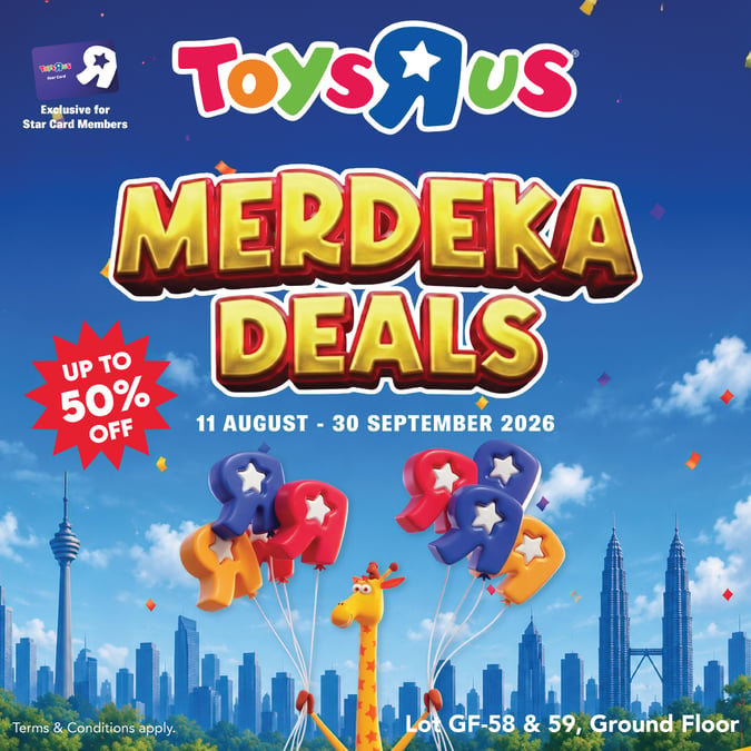 ToysRUs promotion at Elmina Lakeside Mall