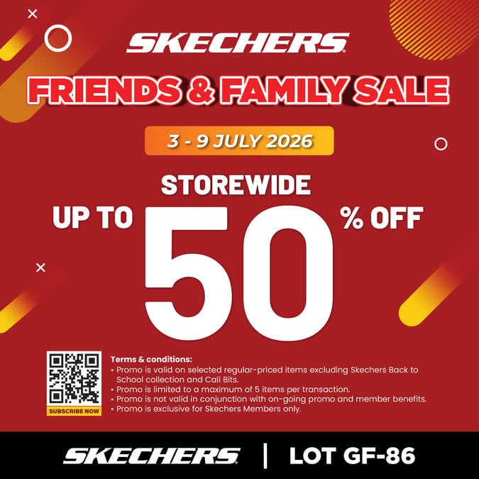 Skechers promotion at Elmina Lakeside Mall