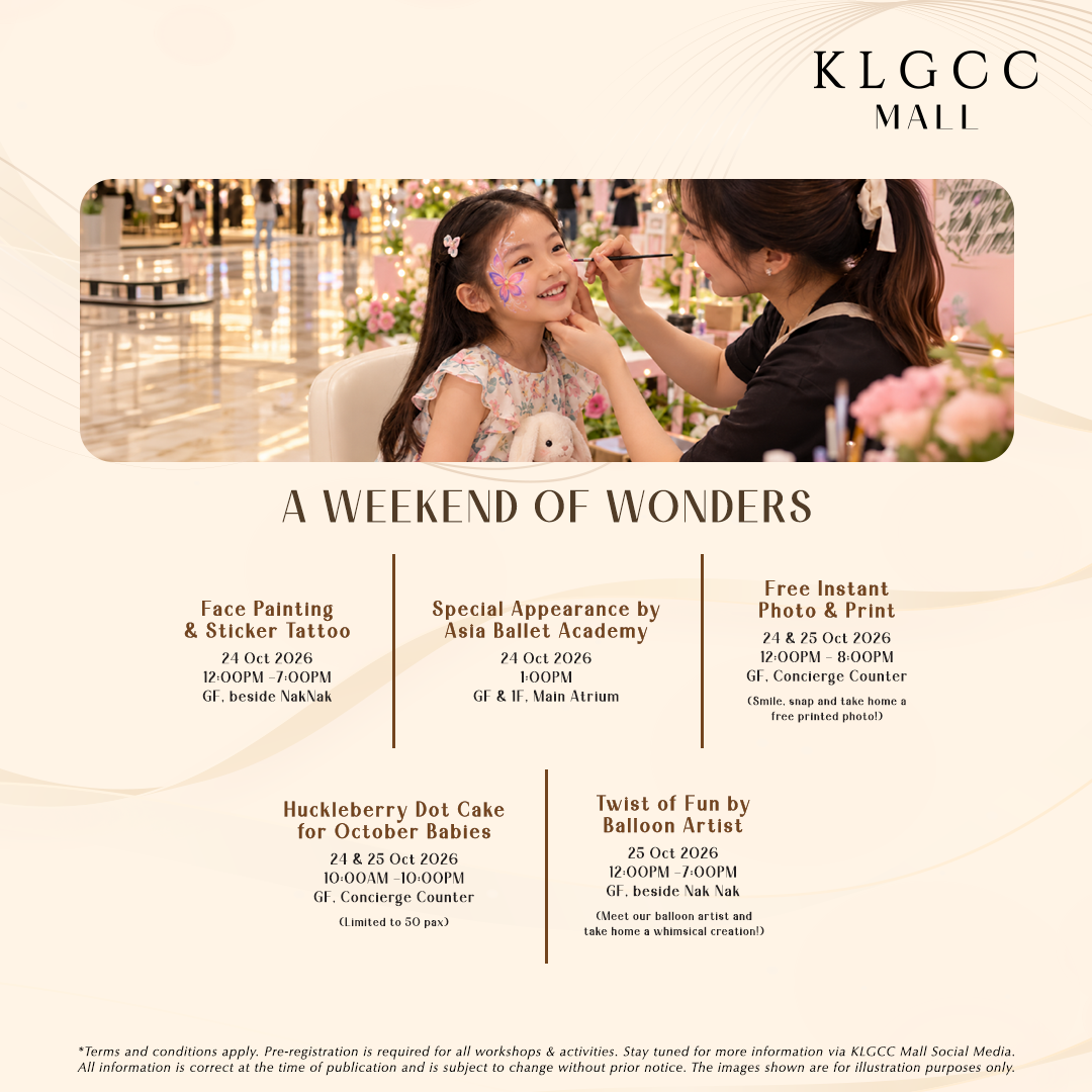 1st Anniversary at KLGCC Mall