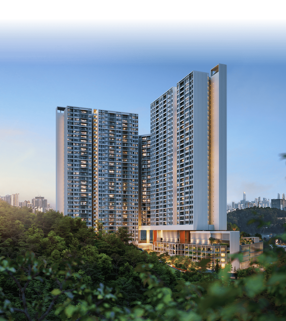 The Reya's elegant outdoor space with views of vibrant green surroundings