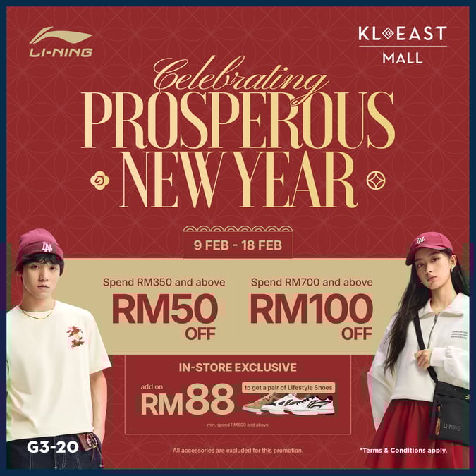 Promotions and deals at Kl east Mall