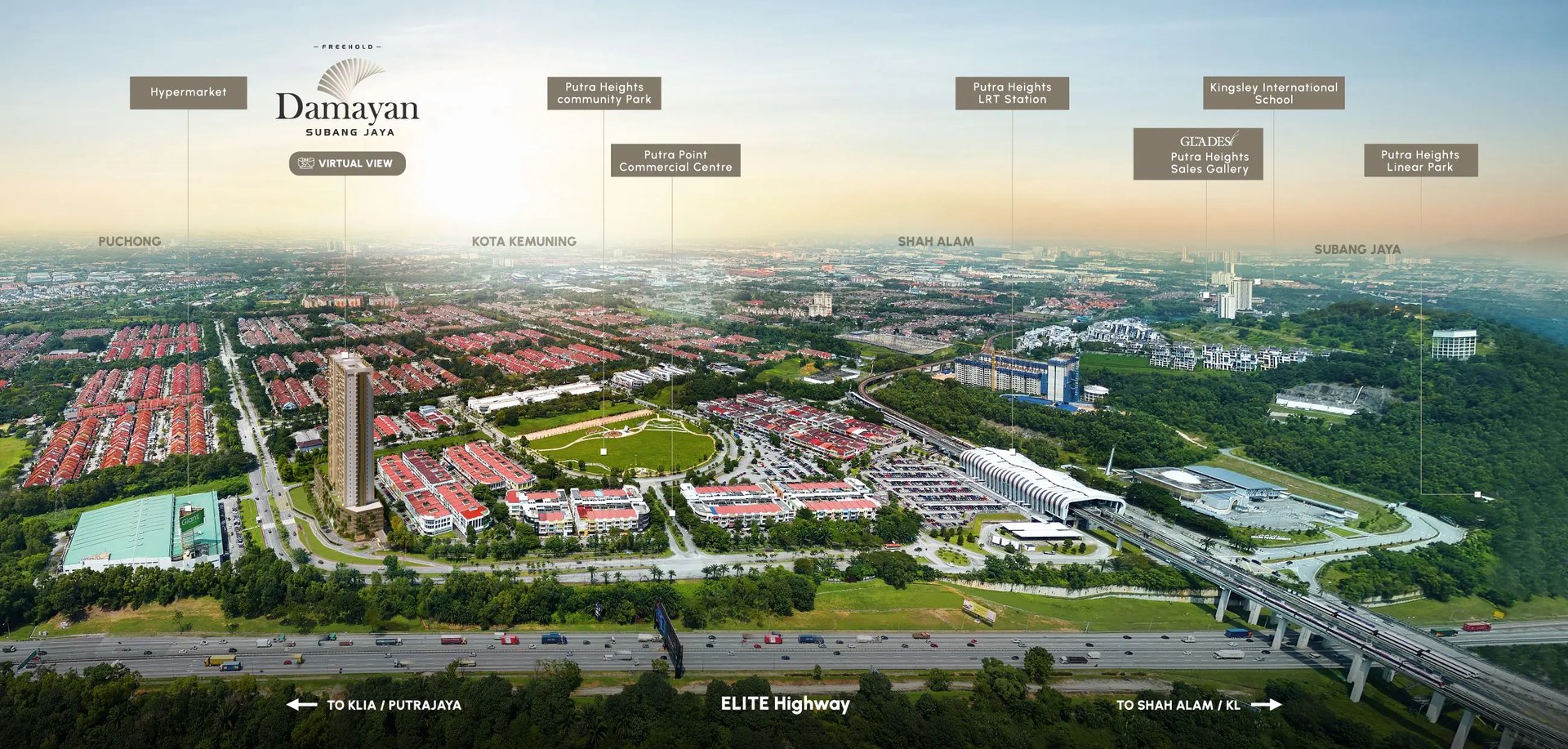Desktop Aerial view of Damayan Residences