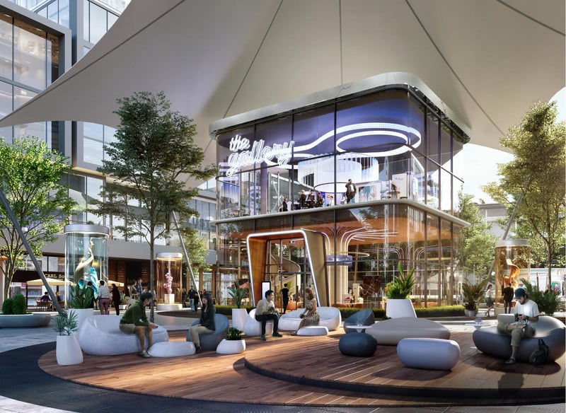Vibrant retail boulevard at SJCC East One Subang Jaya
