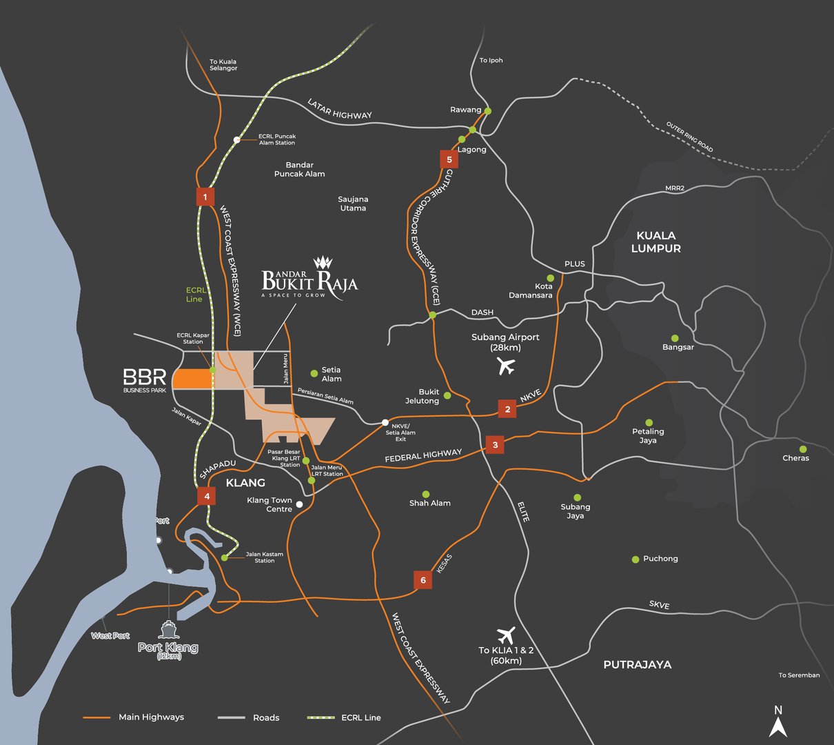 BBR Business Park Map