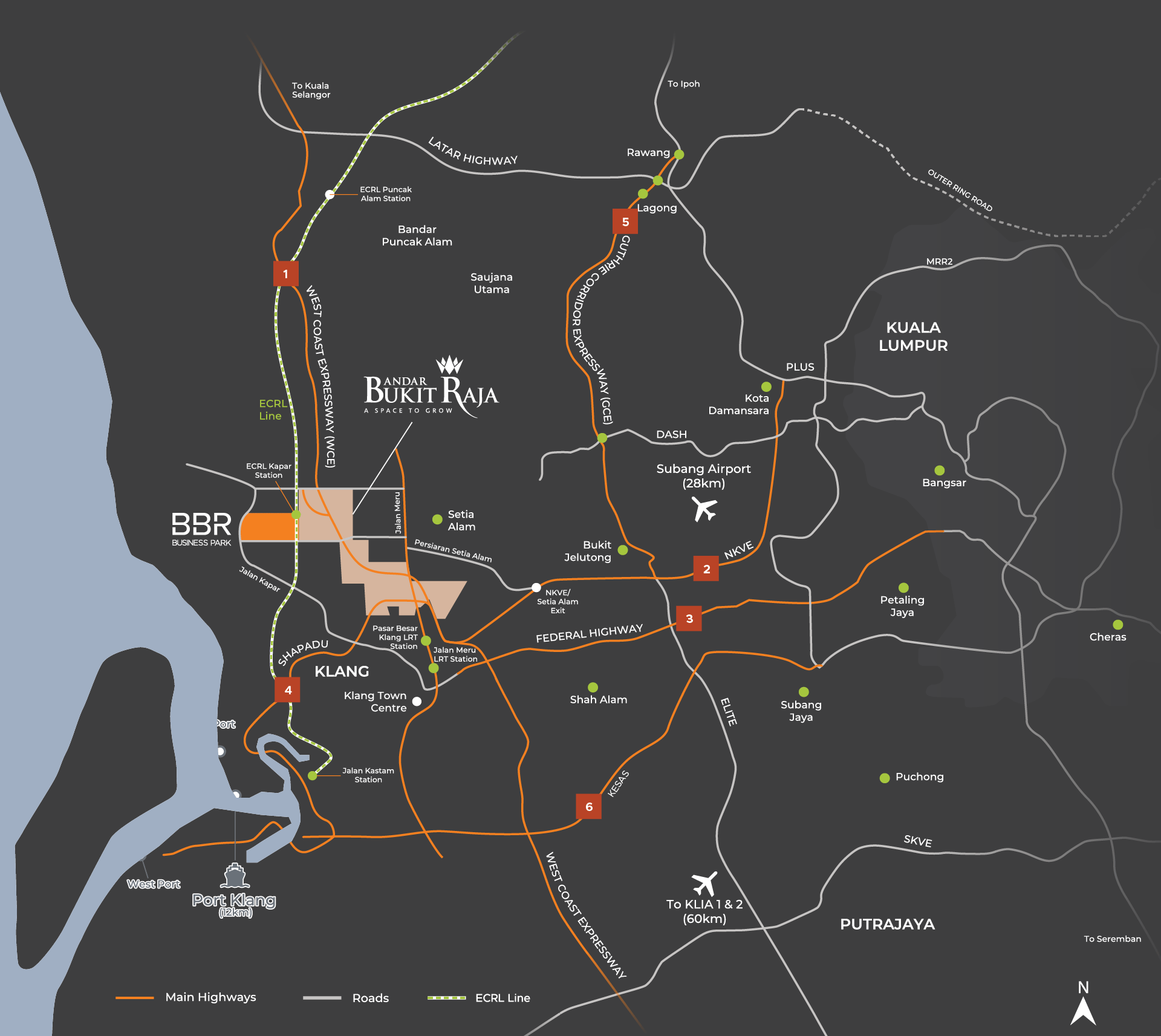 Semi Detached Factories at BBR Business Park Location Map