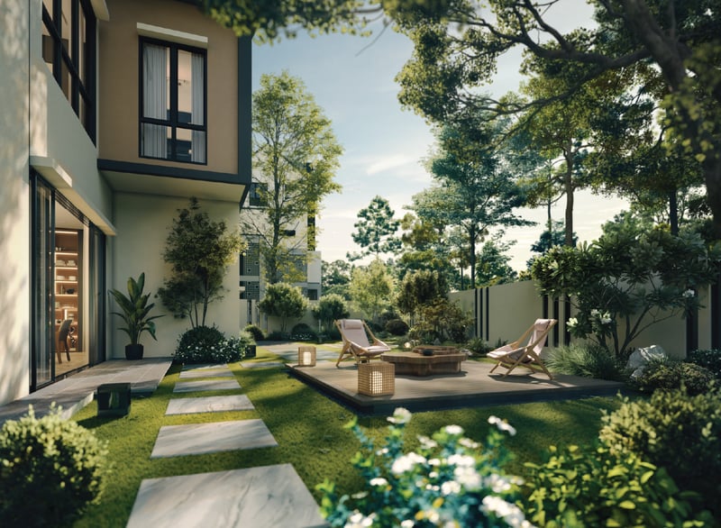 East 61 Corner Units Feature Extra Land