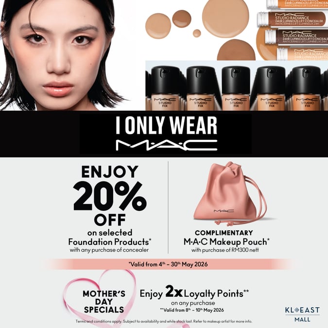 Promotions and deals at Kl east Mall