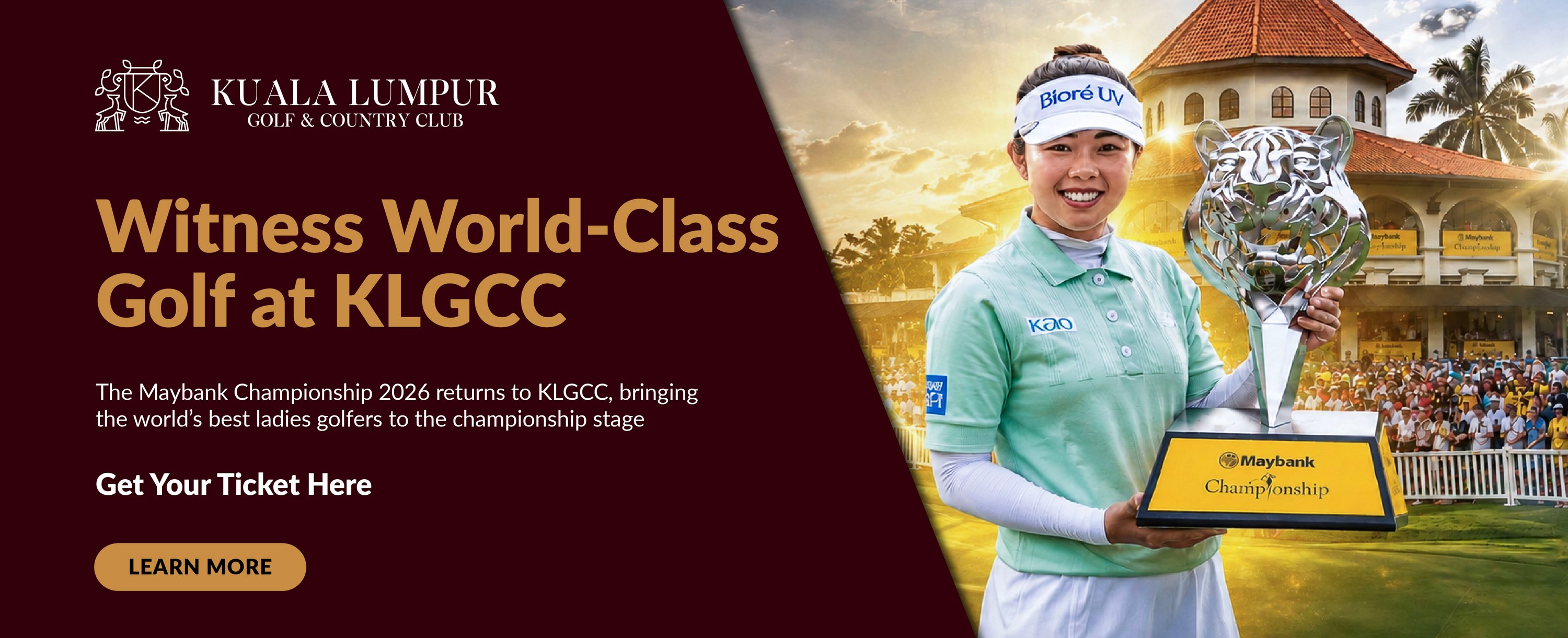 Witness World-Class Golf at KLGCC - Maybank Championship 2026
