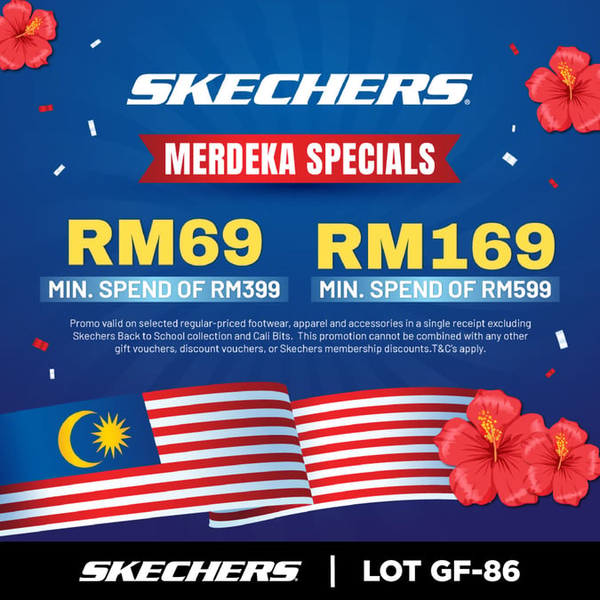 Merdeka Skechers promotion at Elmina Lakeside Mall