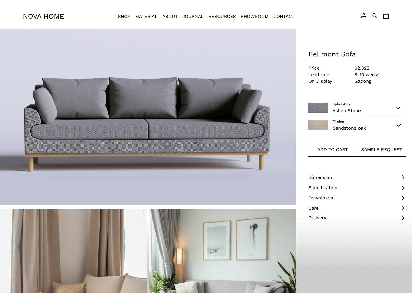 Nova Home Detail Page