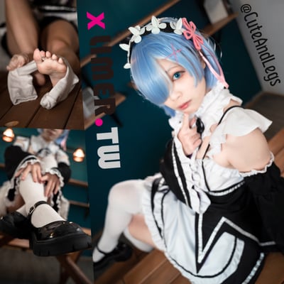 Limerence 新人之之！【Re:雷姆女僕】家務事就交給我！能幫忙擦掉腳上的灰塵嗎？ 113P+8:56影