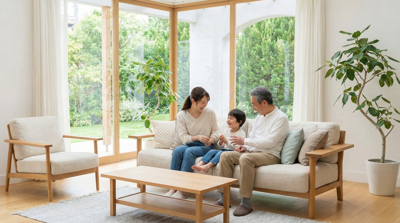 Avant/Après salon épuré