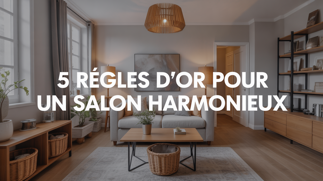 Salon parfaitement agencé