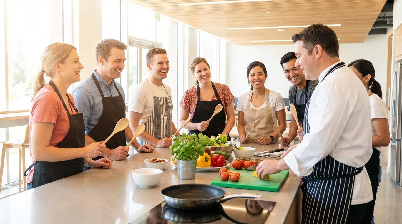 Ingrédients frais sur plan de travail