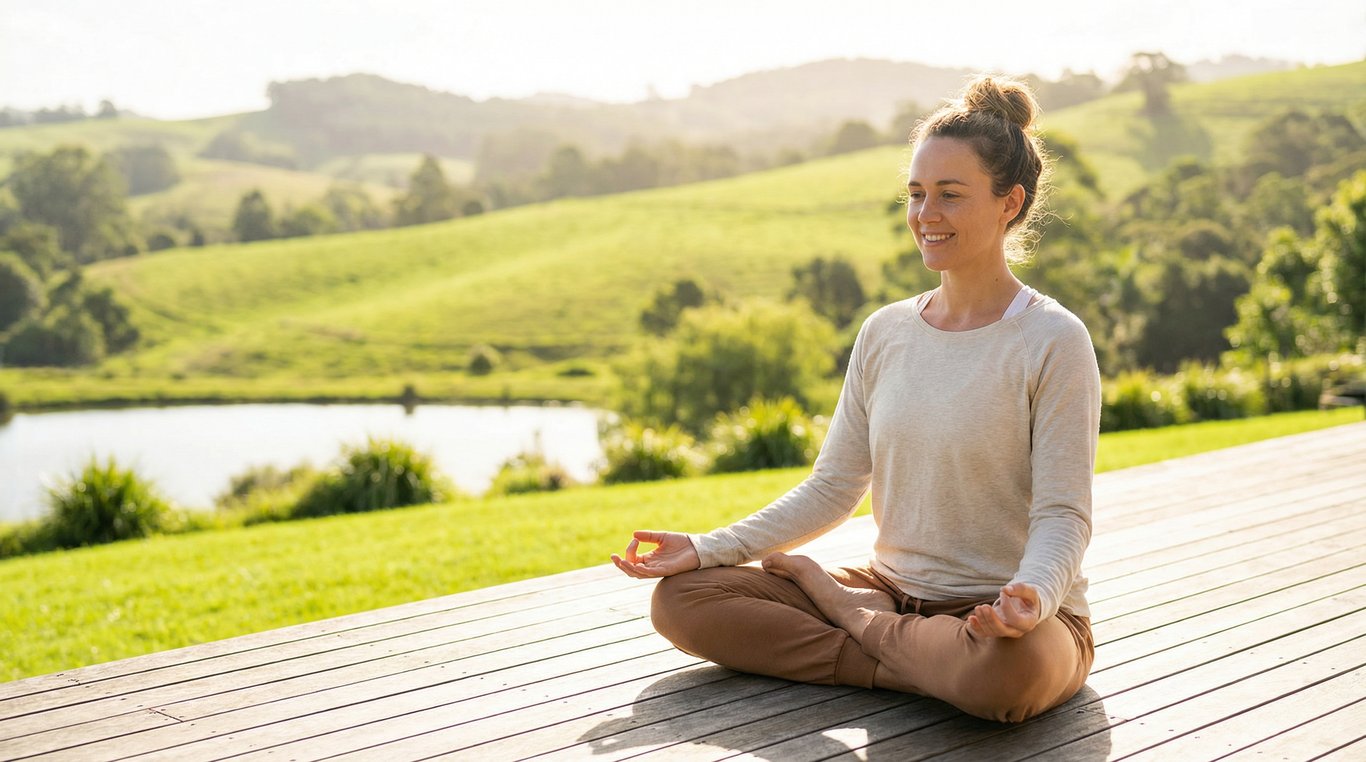 Ambiance zen et naturelle, plantes et lumière douce