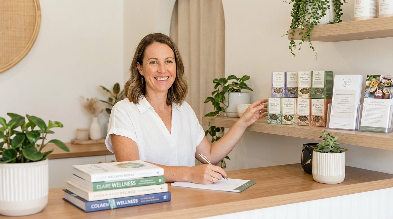 Claire Martin, assistante bien-être, souriante