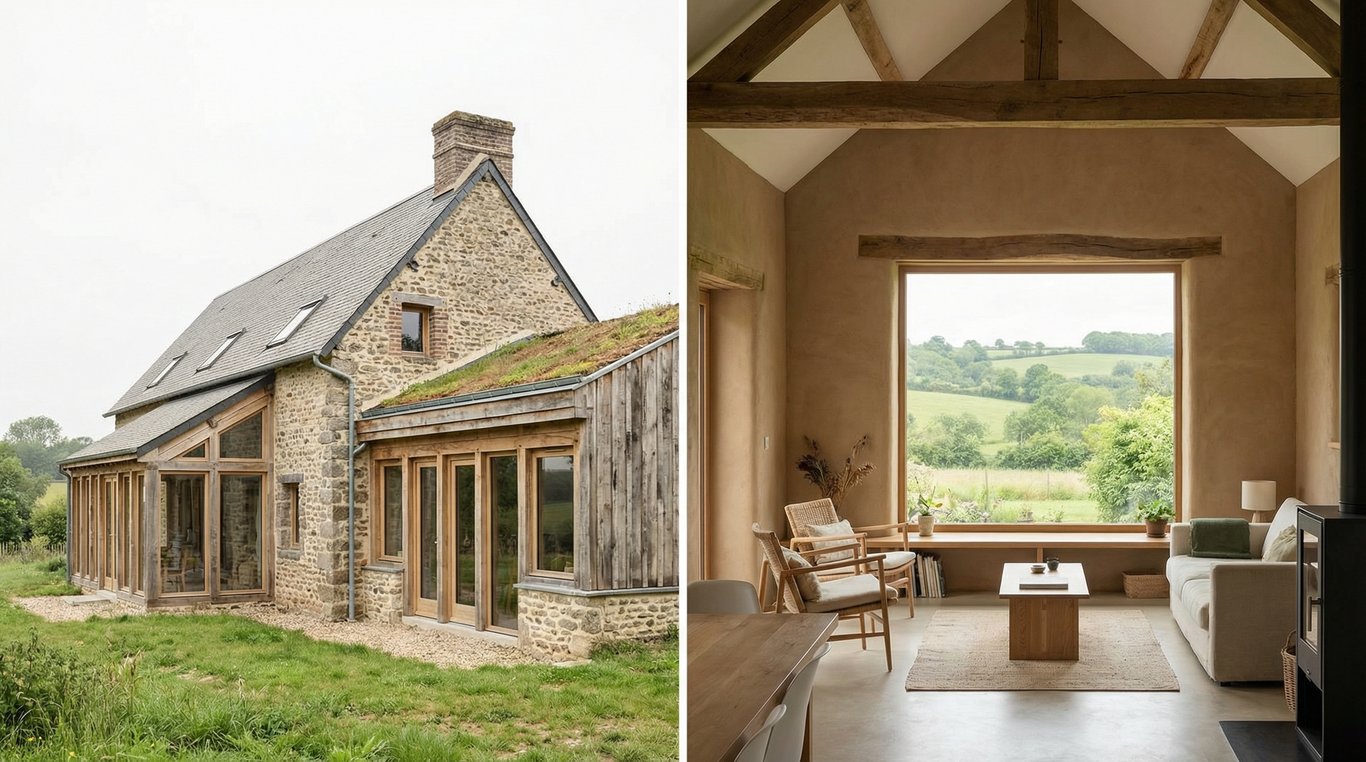Maison de campagne rénovée