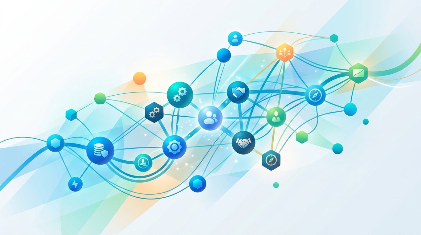Exemple de cartographie de réseau d’affaires et de nœuds d’influence