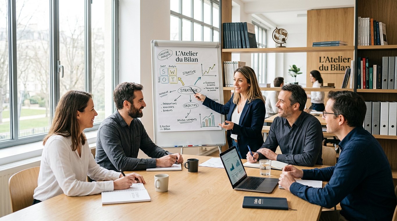 Rencontre et travail stratégique : construction d’un plan d’action et validation des hypothèses.