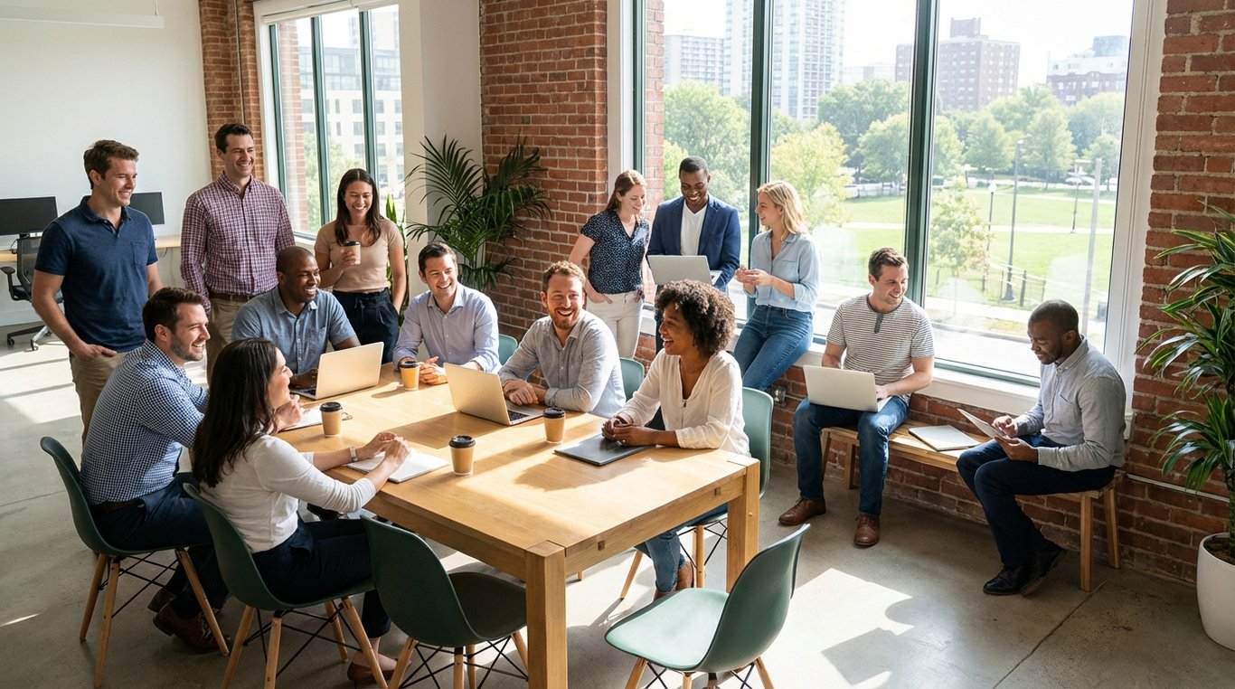 Composition typographique avec les mots 'Rigueur' et 'Europe' entrelacés, style affiche suisse des années 60, rouge et noir sur fond blanc