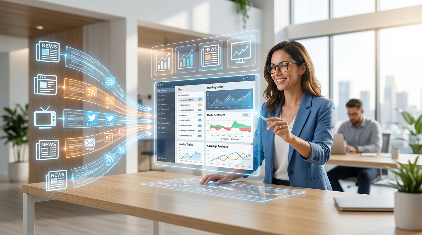 Aperçu de l'interface utilisateur de PressScope