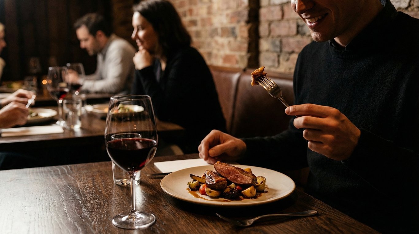 Vue de la salle de restaurant