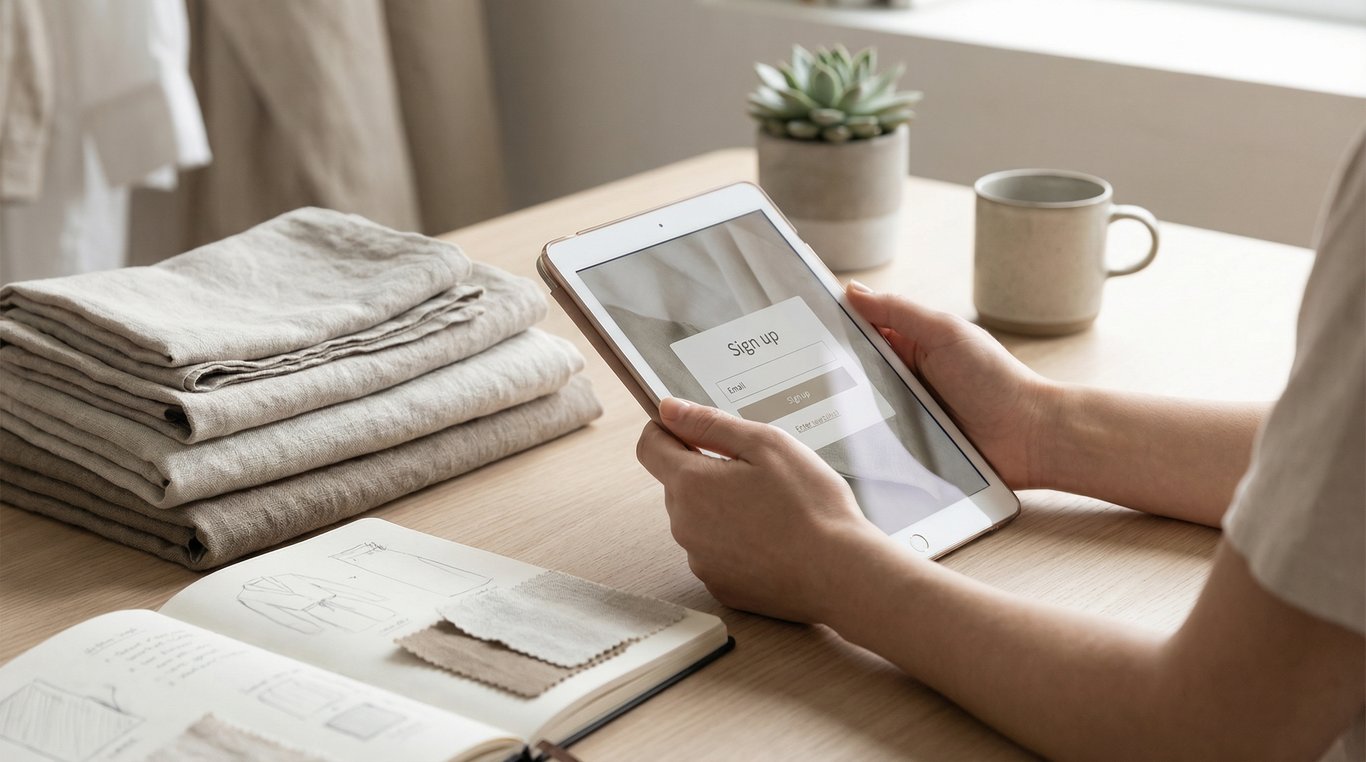 Femme marchant dans la nature