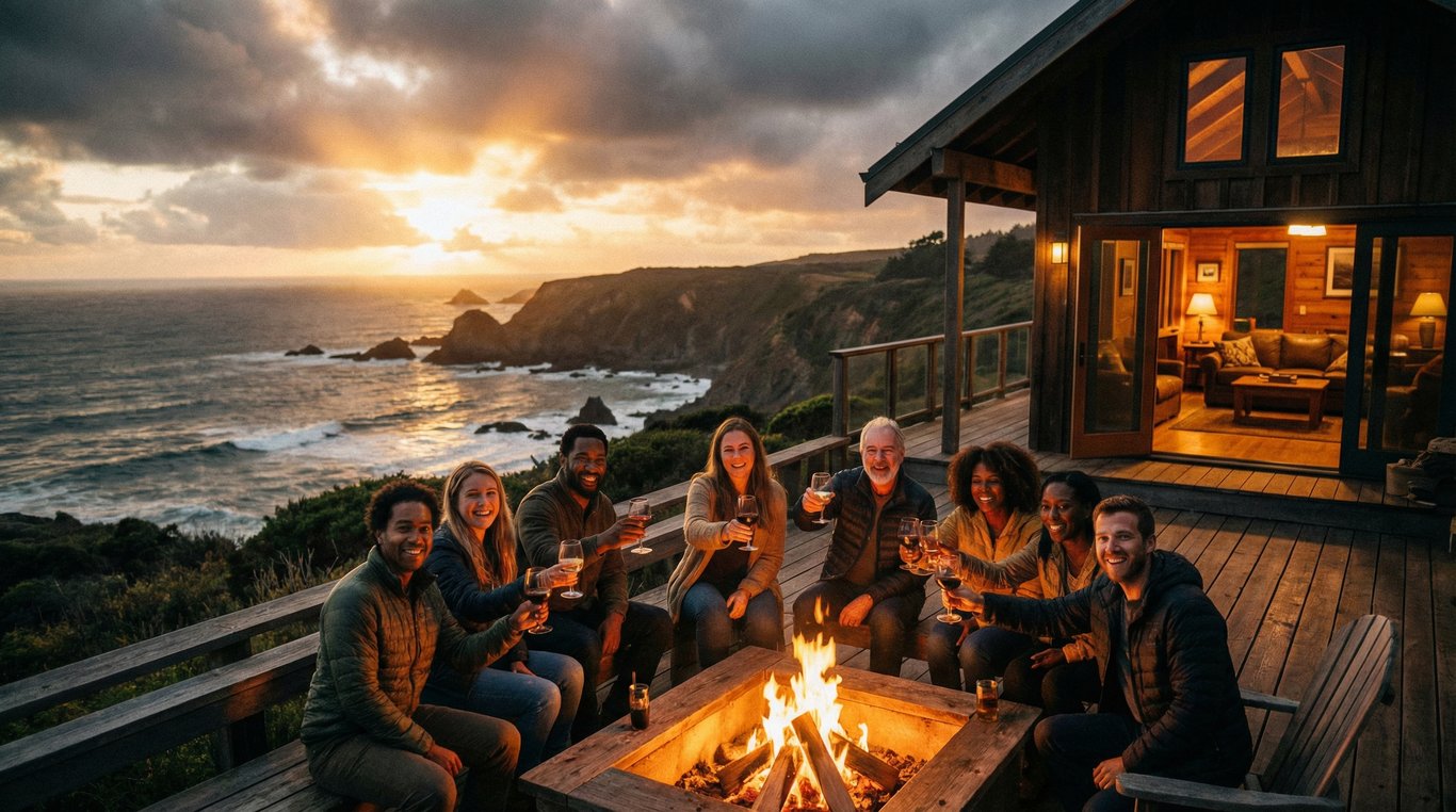 Une table réservée pour deux avec une bougie allumée, ambiance intime et romantique.