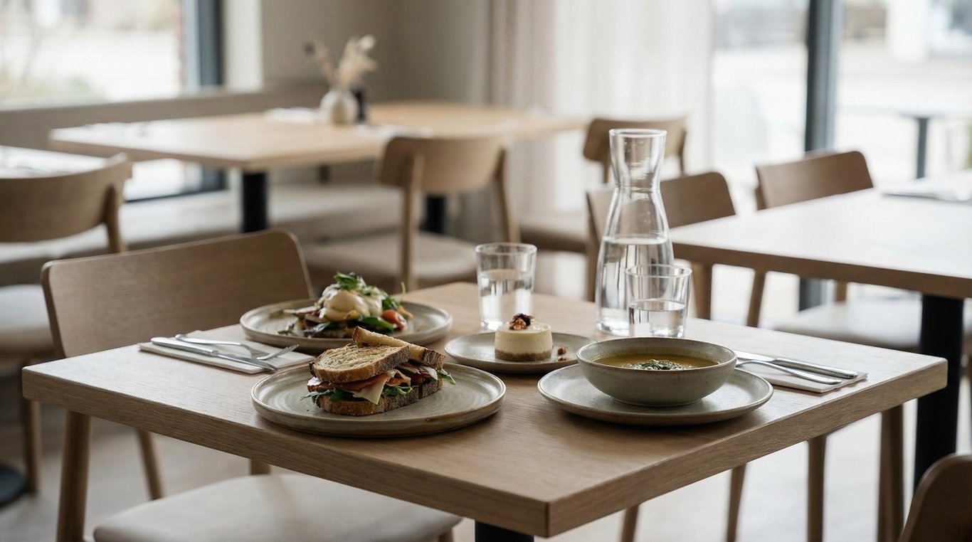 Plat gastronomique éclairage dramatique