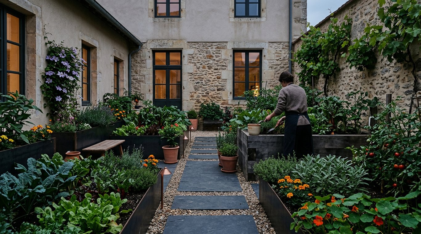 Vaste jardin nourricier en permaculture