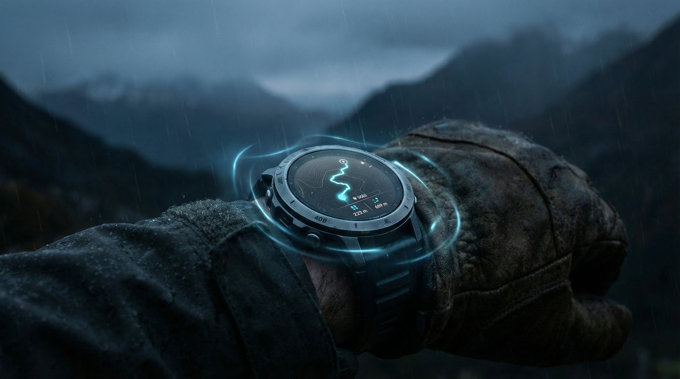 Gros plan sur un smartphone affichant un tableau de bord sportif très détaillé avec des graphiques en barres et des courbes de progression