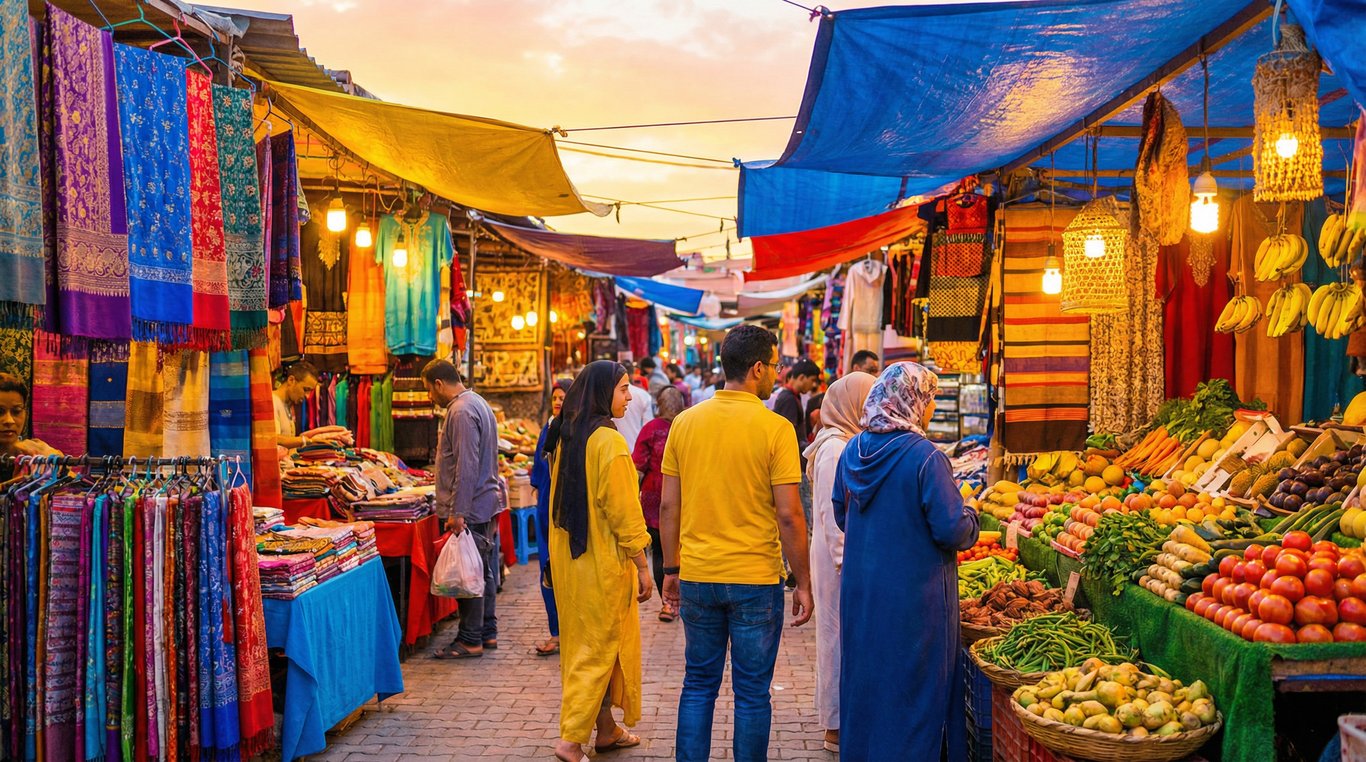 Pizza artisanale avec basilic et mozzarella dans un food truck rouge vif