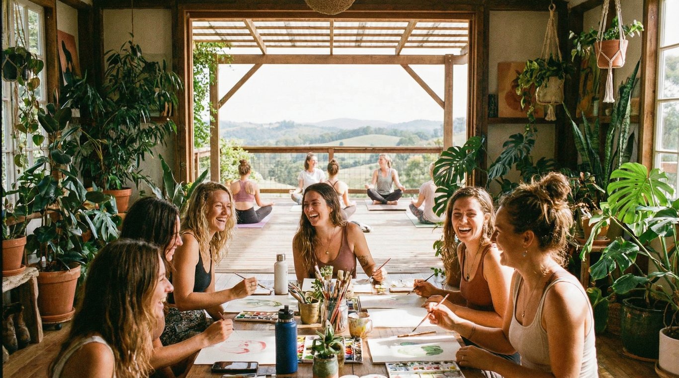 Groupe en méditation
