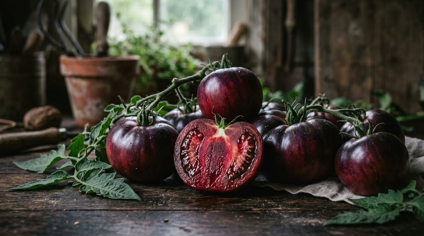 Tomate Noire de Crimée ancienne