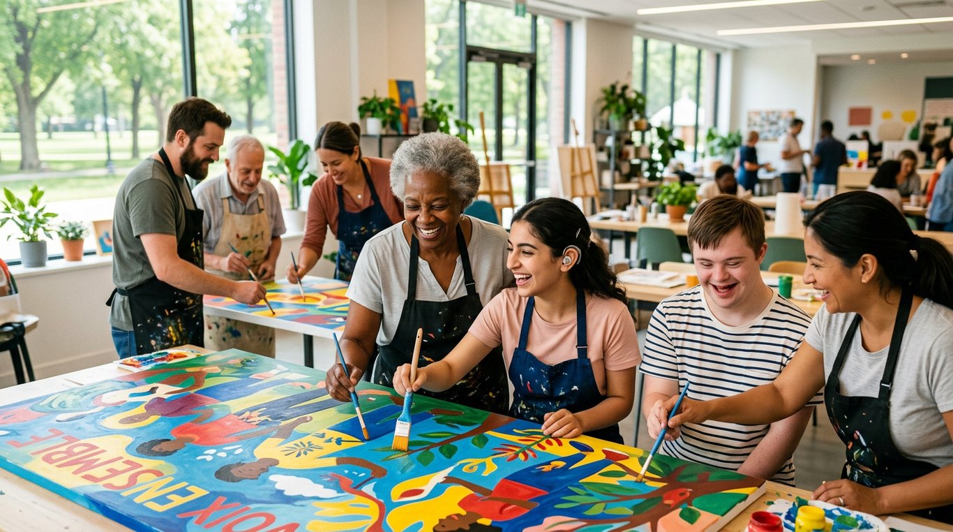 Mentorat intergénérationnel : une personne âgée et un jeune adulte