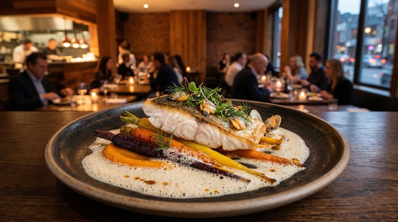 Plat principal bistronomique